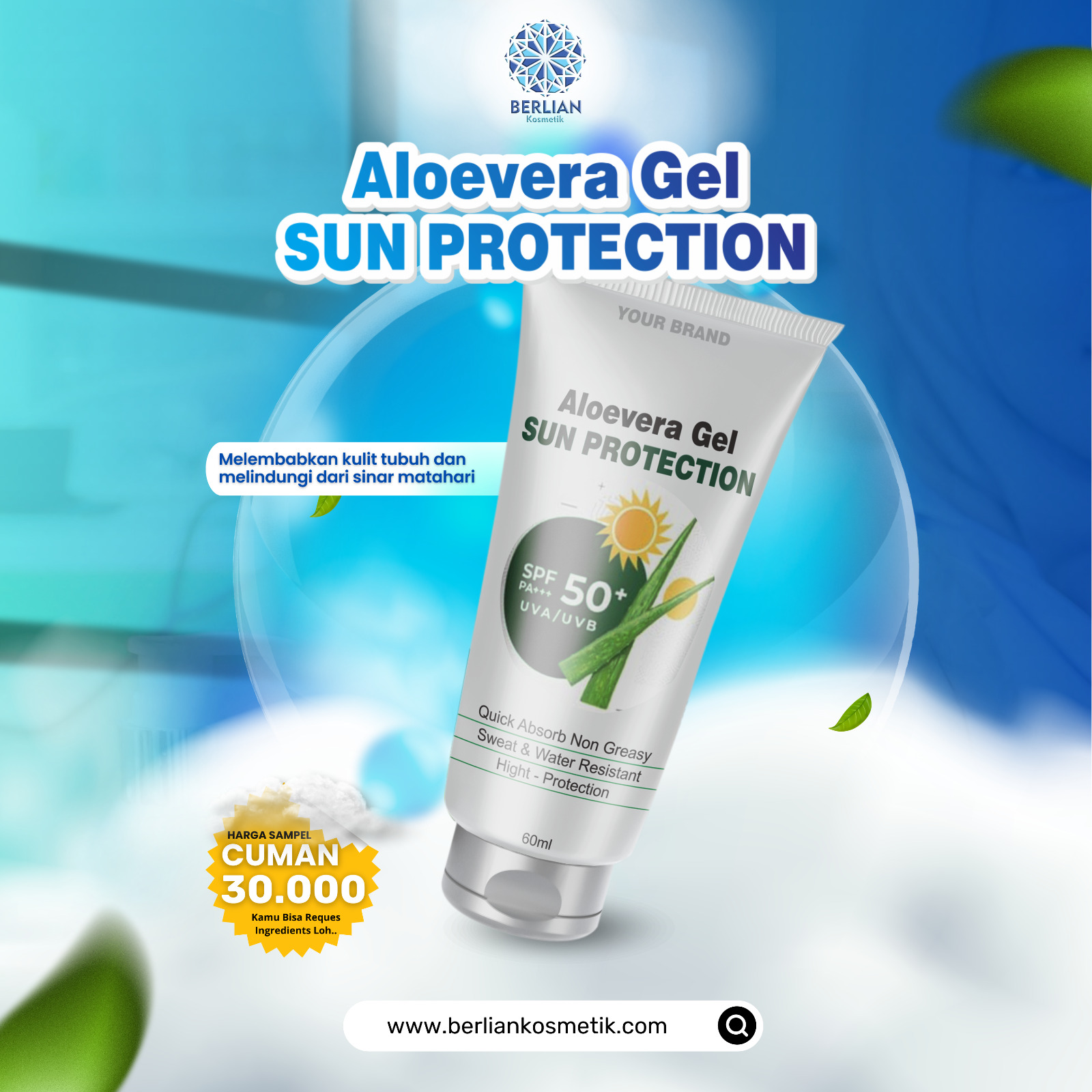 Aloevera Gel Sun Protection